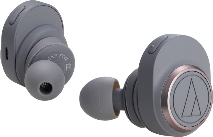 Навушники Audio-Technica ATH-CKR7TW Grey (ATH-CKR7TWGY) (955555904851811) - Уцінка - зображення 1