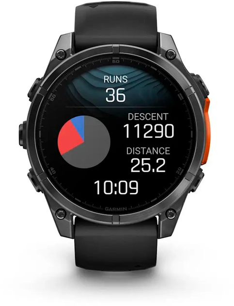 Смарт-часы Garmin fenix 8 47mm AMOLED Slate Gray with Black Silicone Band (010-02904-00) - изображение 9