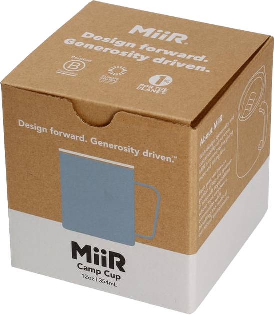 Кружка для кемпінгу MiiR сіро-блакитна 350 мл (840150800552) - зображення 5