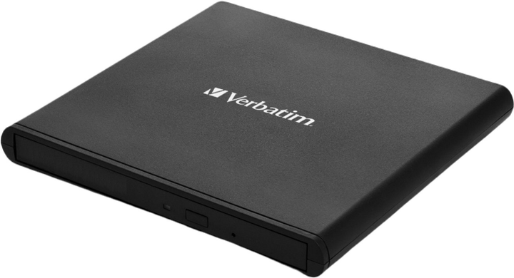 Napęd optyczny Verbatim External Slimline CD/DVD Writer USB 2.0 Black (53504) - obraz 1