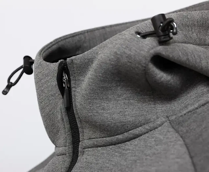 Реглан Savage Gear Tec - Foam Zip Hoodie S Dark Grey Melange - зображення 4