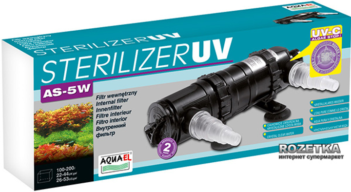 УФ-стерилизатор AquaEl Sterylizer UV AS-5W для аквариума до 150 л ...