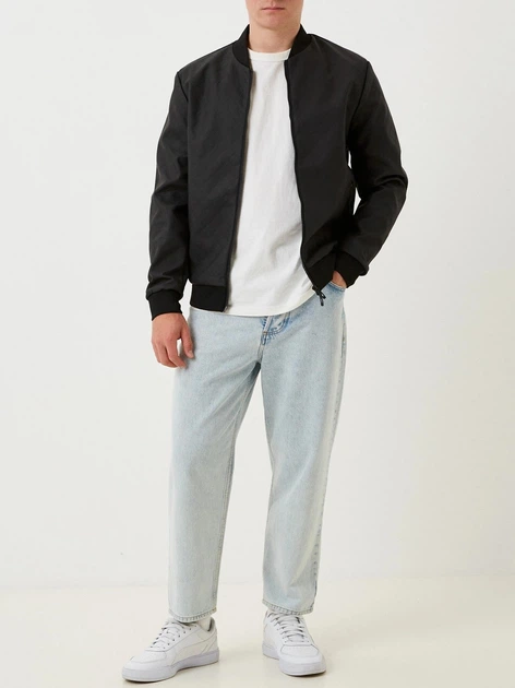 Kurtka bomberka męska Antony Morato MMCO00848FA150093-9000 48 Czarna (8052136449675) - obraz 3