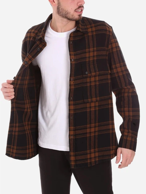 Koszula męska bawełniana w kratę Antony Morato MMSL00657FA410153-9000 48 Czarna (8052136150960) - obraz 3