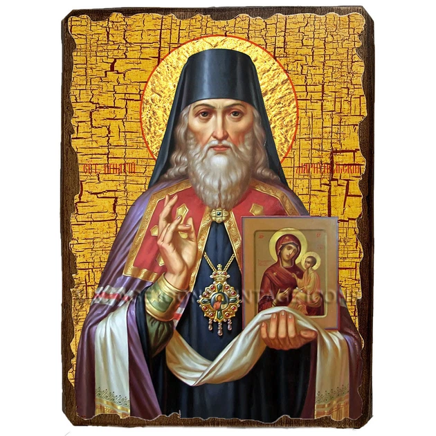 Икона Игнатий Мариупольский святитель митрополит ,икона на дереве 300х400 мм (3685-4) - Фото 1 Икона Игнатий Мариупольский святитель митрополит ,икона на дереве 300х400 мм (3685-4) - изображение 1