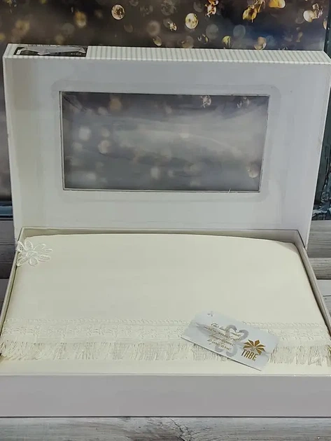 Скатертина з мереживом Tabe SILVIO 160х220см - зображення 4