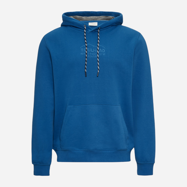 Bluza męska z kapturem s.Oliver 10.3.11.14.140.2153546-55D1 2XL Granatowa (4099976480790) - obraz 5