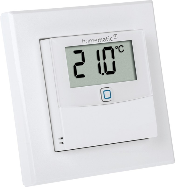 Czujnik inteligentny Homematic IP Temperature and humidity sensor with display – indoor (HmIP-STHD) - obraz 2