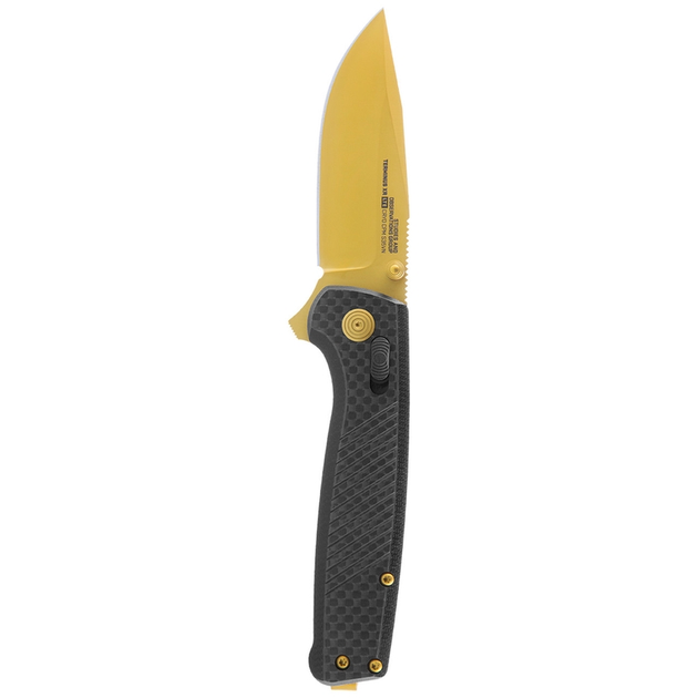 Нож складной SOG Terminus XR LTE Carbon/Gold черный/золотой - изображение 1