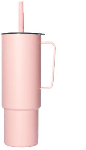 Термокухоль з соломинкою Miir All Day Straw Cup Світло-рожевий 950 мл (840150805496) - зображення 1