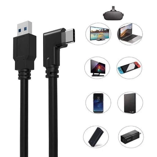 Кабель Oculus Link для Meta Quest 2, 3, 3S, Pico 4 USB 3.2