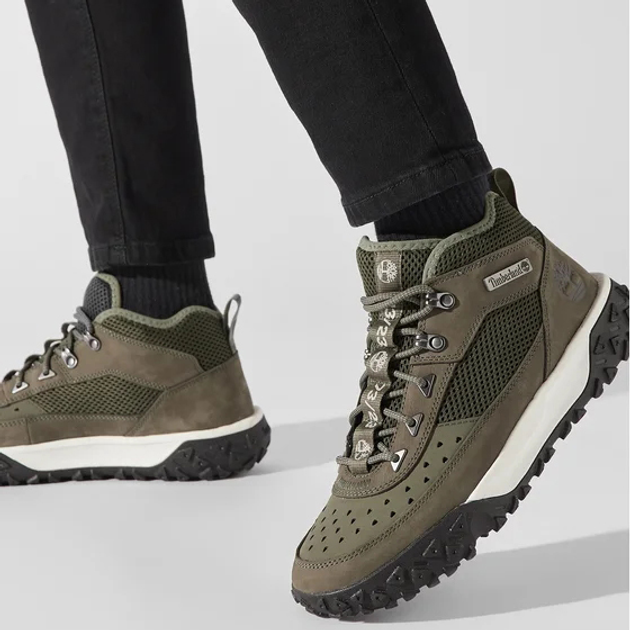 Buty trekkingowe męskie za kostkę Timberland GreenStride Motion 6 TB0A5VCVA581 42 (8.5US) 26.5 cm Zielone (196249558508) - obraz 2