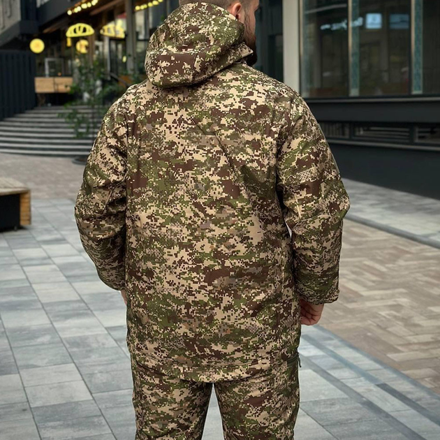 Форма Military куртка с капюшоном + штаны Softshell на флисе хищник размер 3XL - изображение 3