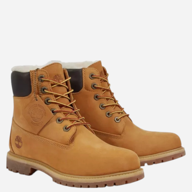 Жіночі зимові черевики високі Timberland Premium TB1A19TE2311 38.5 (7.5US) 24.5 см Жовті (197065984755) - зображення 2