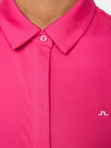 Koszulka polo damska J.Lindeberg jlgwjt09009-q116 S Różowa (7310420995514) - obraz 5