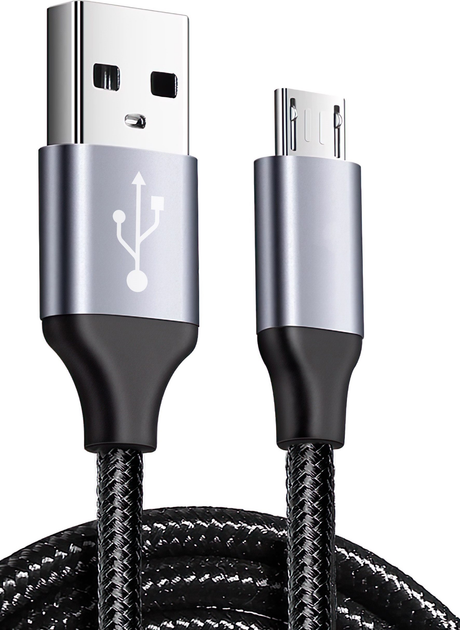 Кабель Montis USB Type A - micro-USB 2.0 2 м (MON/MT049) - зображення 1