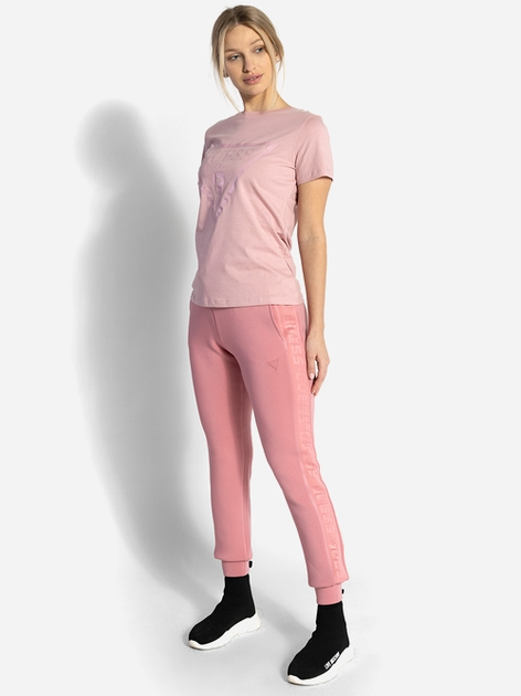 Koszulka damska bawełniana Guess V2YI07K8HM0-G4L7-G4P7 XS Fioletowa (7619342722148) - obraz 3