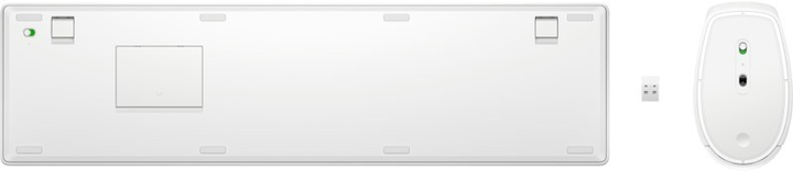 Комплект бездротової клавіатури та миші HP 650 Wireless Keyboard and Mouse Combo White (4R016AA#ABB) - зображення 3