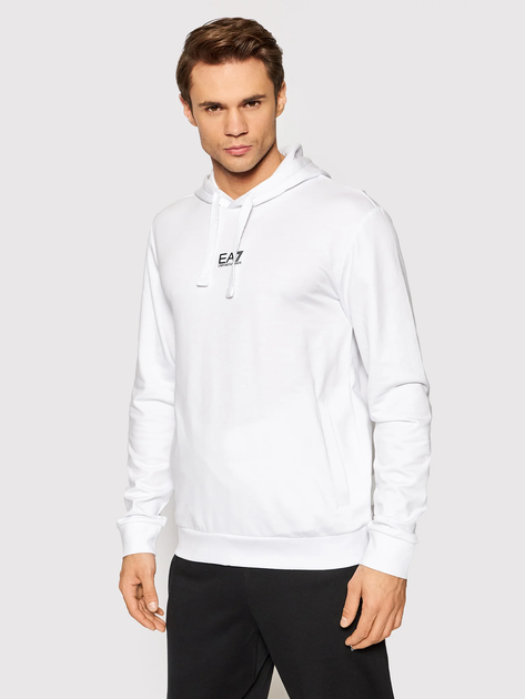 Спортивний костюм чоловічий EA7 Train Core Id M T-Suit Hoodie Rn Ch Coft XL Білий/Чорний (8056861842619) - зображення 2