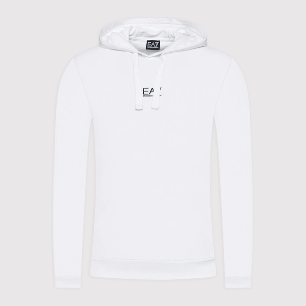 Спортивний костюм чоловічий EA7 Train Core Id M T-Suit Hoodie Rn Ch Coft L Білий/Чорний (8056861842589) - зображення 9