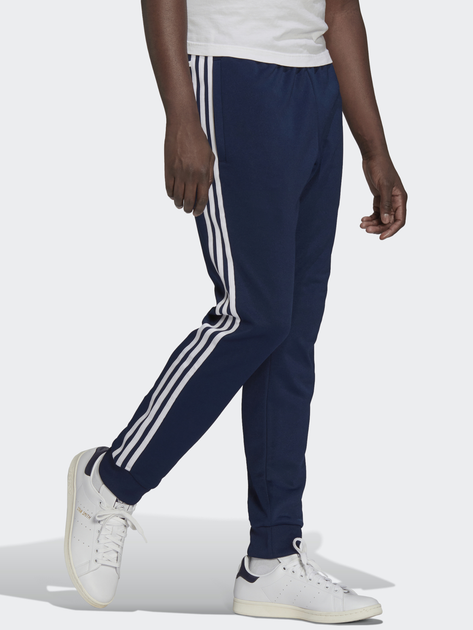 Spodnie sportowe męskie adidas HK7353 S Niebieskie/Białe (4065415095979) - obraz 3