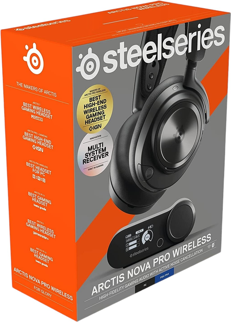 Słuchawki SteelSeries Arctis Nova Pro Gaming Wireless Black (5707119041058) - obraz 4