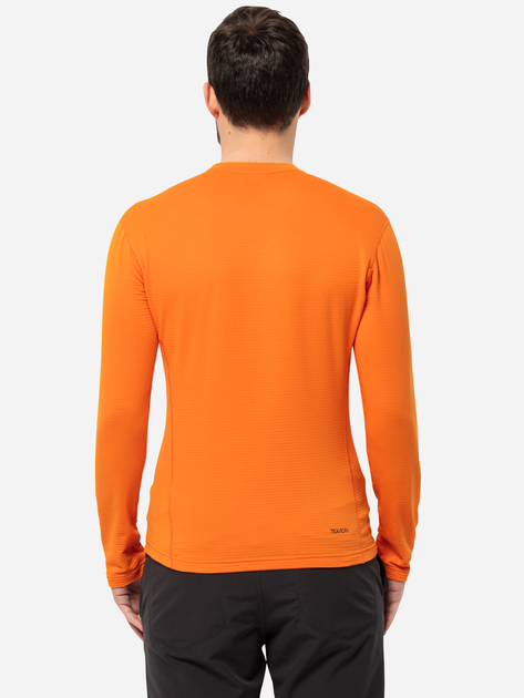 Rashguard męski Jack Wolfskin Infinite L/S M 1808312-3981 S Pomarańczowy (4064993866575) - obraz 2