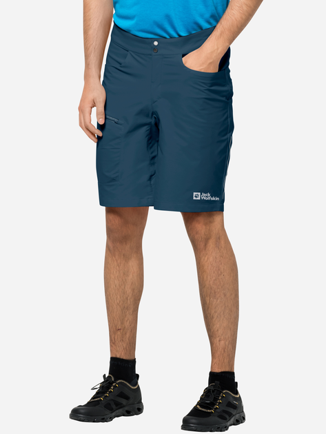 Спортивні шорти чоловічі Jack Wolfskin Tourer Shorts M 1507231-1274 52 Темно-сині (4064993663518) - зображення 1