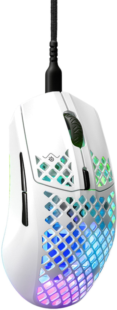 Mysz SteelSeries Aerox 3 USB Snow (5707119043212) - obraz 3