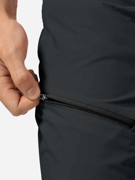 Spodenki sportowe męskie Jack Wolfskin Tourer Shorts M 1507231-6000 48 Czarne (4064993142693) - obraz 4