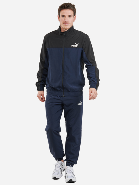 Спортивний костюм чоловічий Puma Woven Tracksuit 678887-14 XS Темно-синій (4099686732790) - зображення 1