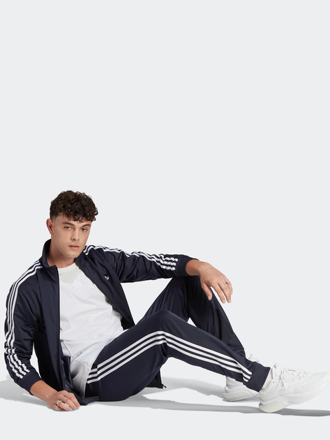 Komplet sportowy męski (bluza bez kaptura + spodnie) adidas HZ2220 S Granatowy (4066745439013) - obraz 3