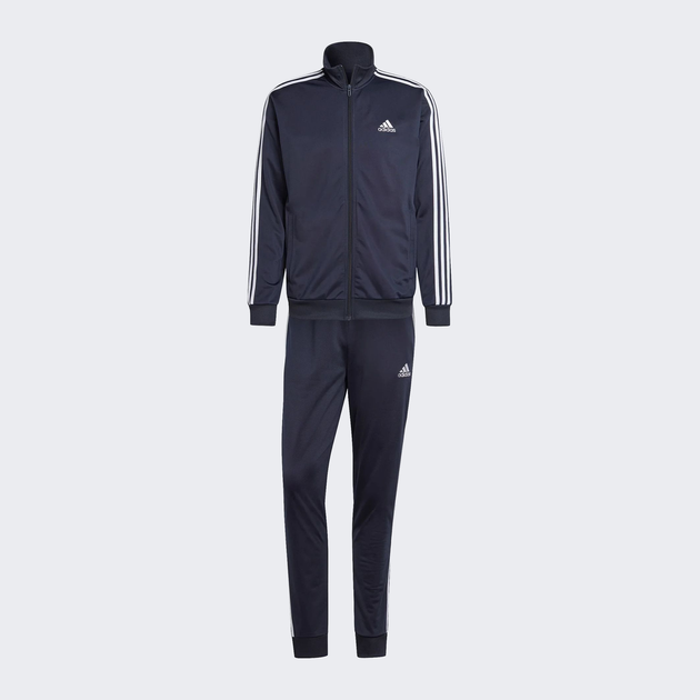 Komplet sportowy męski (bluza bez kaptura + spodnie) adidas HZ2220 S Granatowy (4066745439013) - obraz 6