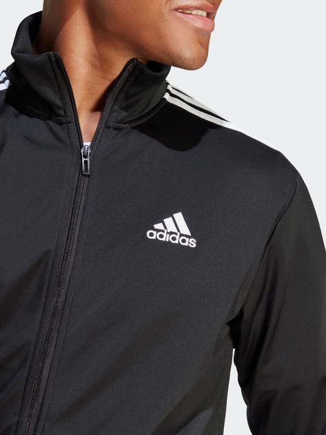Komplet sportowy męski adidas 3Stripes Tricot Track Suit IC6747 L-Short Czarny (4065432655682) - obraz 5