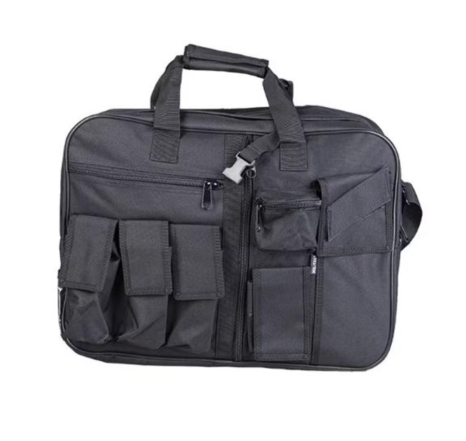 Сумка Mil-Tec Cargo Musette Bag 35l Black (opt-M-T-4303) - зображення 1