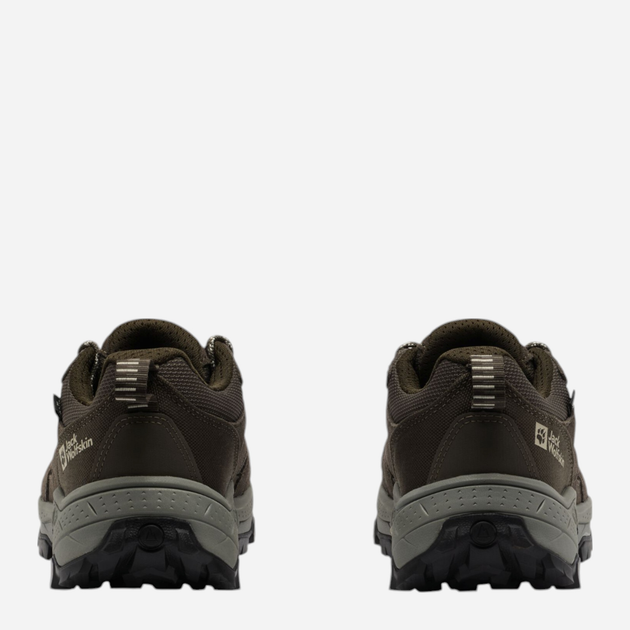 Чоловічі кросівки для трекінгу з мембраною Jack Wolfskin Vojo Tour Texapore Low M A62070_5719 40.5 Зелені (4064886367776) - зображення 5