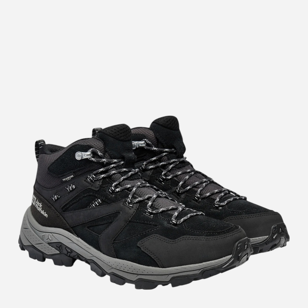 Buty trekkingowe męskie Jack Wolfskin Vojo Tour LT Texapore Mid M A62074_6350 42.5 Ciemnoszare (4064886364454) - obraz 2