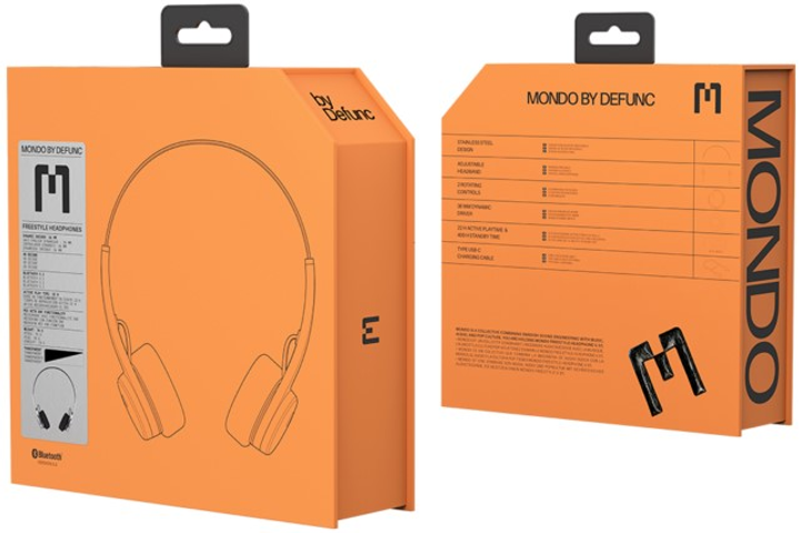 Słuchawki Mondo by Defunc On-Ear Transparent (M1012) - obraz 4