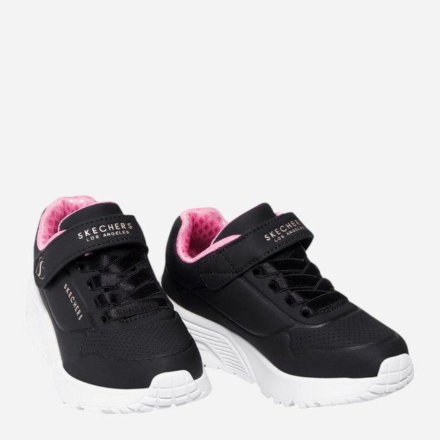 Buty sportowe dziecięce dla dziewczynki Skechers Uno Lite 310451L 27 Czarne (195204055175) - obraz 2