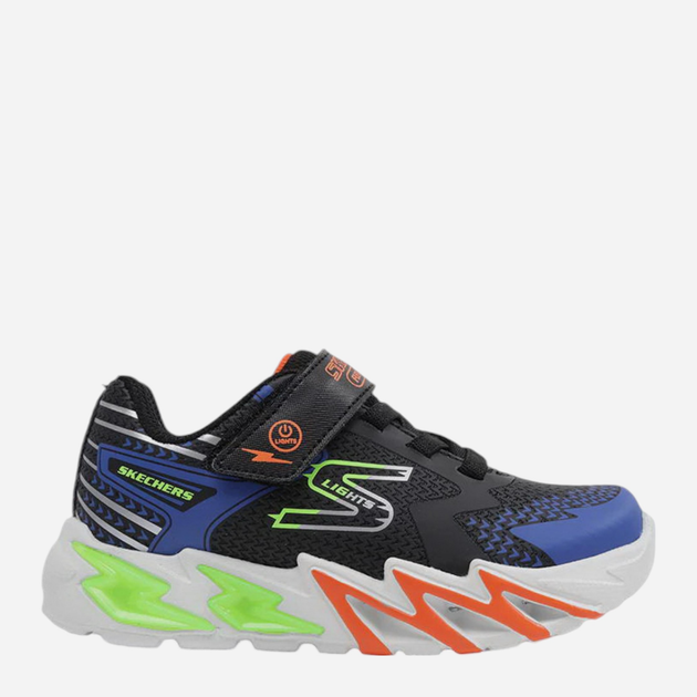 Дитячі з підсвіткою кросівки для хлопчика Skechers Flex-Glow Bolt 400138L 27.5 Чорні (196989409726) - зображення 1