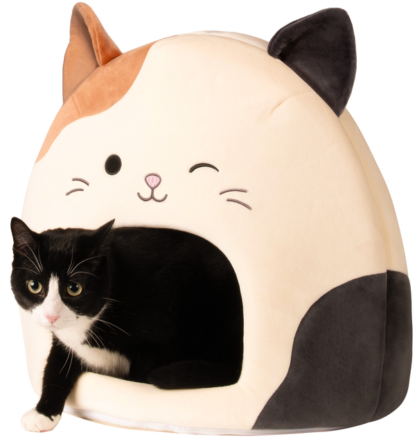 Лежак для домашніх тварин Squishmallows Covered Pet Bed Cam The Cat JPT0137 (0191726512004) - зображення 10