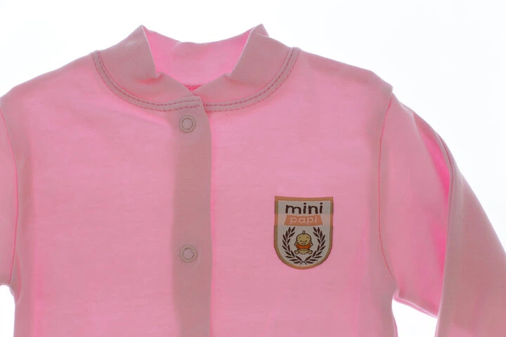 Распашонка для девочки трикотажная mini papi розовая 62 см (33199) - Фото 3 Распашонка для девочки трикотажная mini papi розовая 62 см (33199) - изображение 3