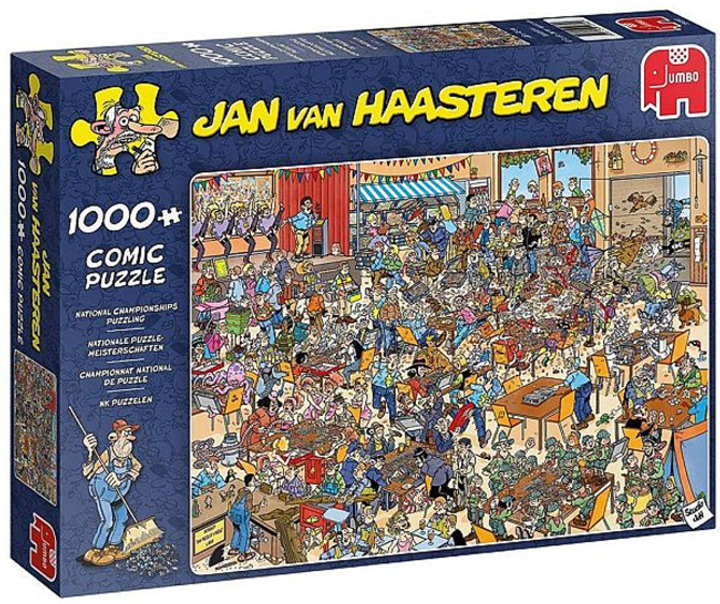 Puzzle Jan van Haasteren Mistrzostwa Jungle Tour 1000 elementów (8710126018484) - obraz 1