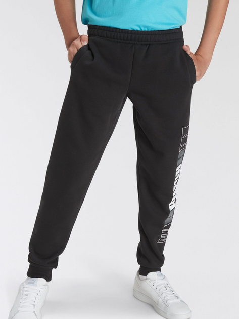 Спортивні штани чоловічі Puma Ess+ Logo Lab Sweatpants Fl Cl 67592001 M Чорні (4099683775097) - зображення 1