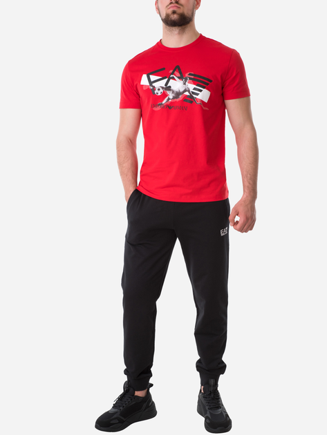 Spodnie dresowe męskie EA7 Train Core Id M Pants Ch Coft M Czarne (8055187164573) - obraz 3
