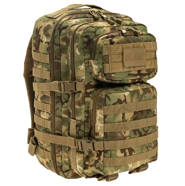 Рюкзак тактичний Mil-Tec Assault Pack Large 36 л Arid MC Camo - изображение 1