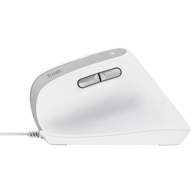 Компьютерная мышь вертикальная Trust Bayo II Ergonomic Mouse проводная Белый (25397) - изображение 2