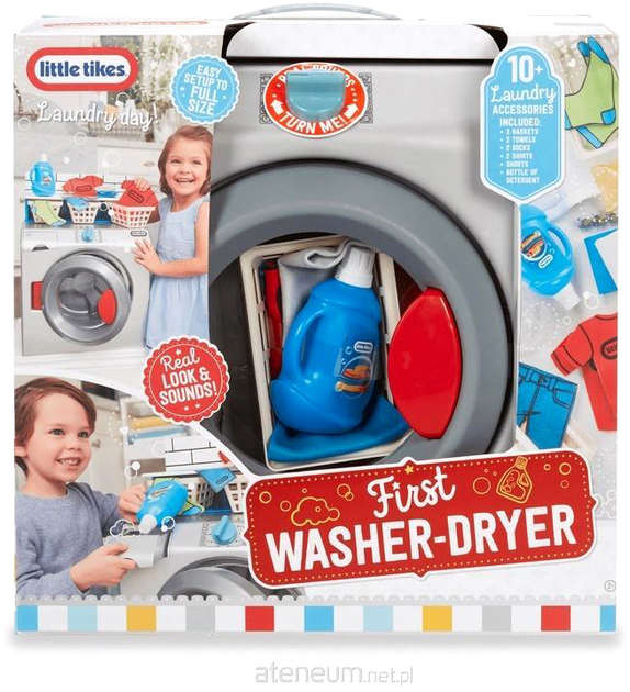 Ігровий набір Little Tikes First Washer-Dryer з аксесуарами (10050743651417) - зображення 1