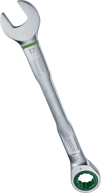 Набір ключів комбінованих з тріскачкою Bosch 8-19 мм CrV 8 шт (1600A027PS) - зображення 10