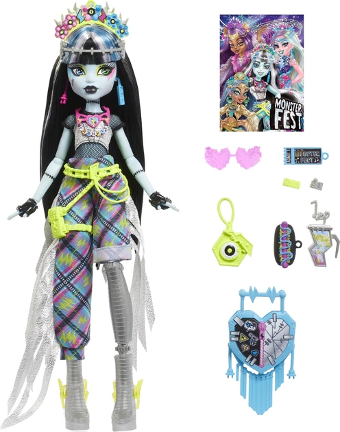 Лялька Monster High Френкі Монстро-фестиваль (HXH79) (0194735230679) - зображення 2